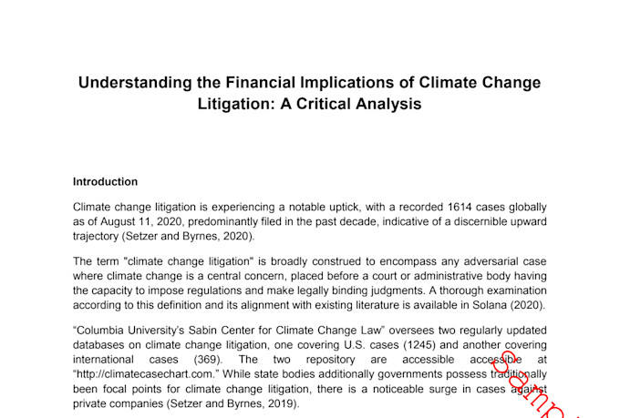 write on environmental engineering and sustainability work